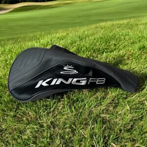 Cobra golf KING F8 Driver head cover Headcover golf club Black Gray Golfing